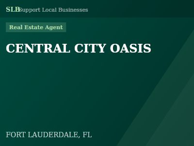 CENTRAL CITY OASIS — Real Estate Agent in FORT LAUDERDALE, FL