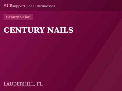 CENTURY NAILS — Beauty Salon in LAUDERHILL, FL