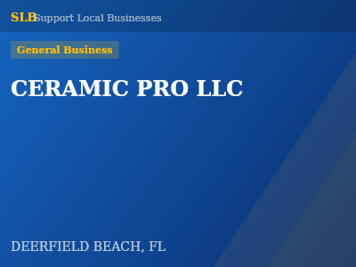 CERAMIC PRO LLC — General Business in DEERFIELD BEACH, FL