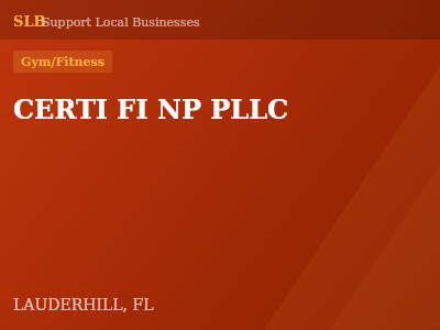 CERTI FI NP PLLC — Gym/Fitness in LAUDERHILL, FL