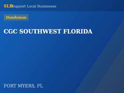 CGC SOUTHWEST FLORIDA — Handyman in FORT MYERS, FL