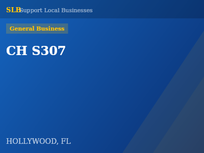 CH S307 — General Business in HOLLYWOOD, FL