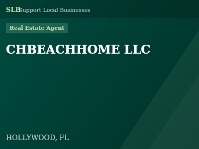 CHBEACHHOME LLC — Real Estate Agent in HOLLYWOOD, FL