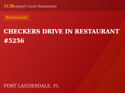 CHECKERS DRIVE IN RESTAURANT #5256 — Restaurant in FORT LAUDERDALE, FL