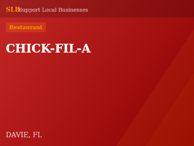 CHICK-FIL-A — Restaurant in DAVIE, FL