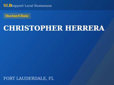 CHRISTOPHER HERRERA — Doctor/Clinic in FORT LAUDERDALE, FL
