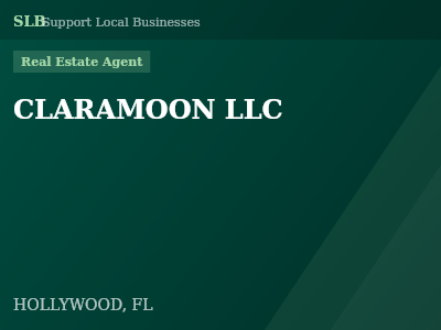 CLARAMOON LLC — Real Estate Agent in HOLLYWOOD, FL