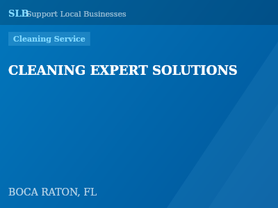 CLEANING EXPERT SOLUTIONS — Cleaning Service in BOCA RATON, FL