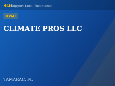 CLIMATE PROS LLC — HVAC in TAMARAC, FL