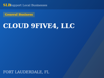 CLOUD 9FIVE4, LLC — General Business in FORT LAUDERDALE, FL