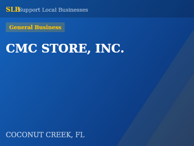 CMC STORE, INC. — General Business in COCONUT CREEK, FL