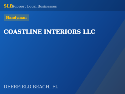 COASTLINE INTERIORS LLC — Handyman in DEERFIELD BEACH, FL