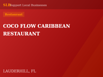 COCO FLOW CARIBBEAN RESTAURANT — Restaurant in LAUDERHILL, FL