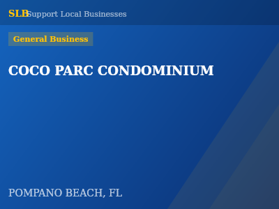 COCO PARC CONDOMINIUM — General Business in POMPANO BEACH, FL
