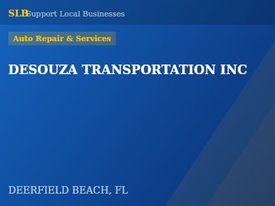 DESOUZA TRANSPORTATION INC — Auto Repair & Services in DEERFIELD BEACH, FL