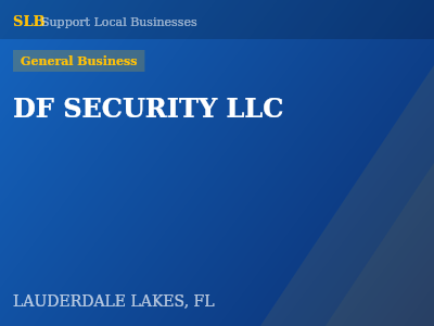DF SECURITY LLC — General Business in LAUDERDALE LAKES, FL