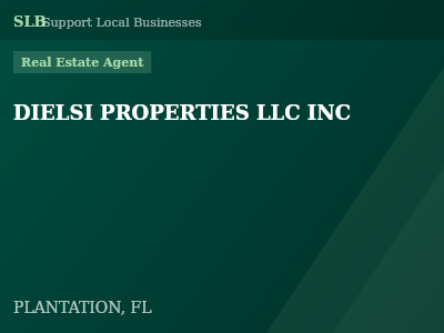 DIELSI PROPERTIES LLC INC — Real Estate Agent in PLANTATION, FL