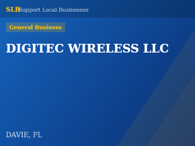 DIGITEC WIRELESS LLC — General Business in DAVIE, FL