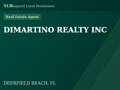 DIMARTINO REALTY INC — Real Estate Agent in DEERFIELD BEACH, FL