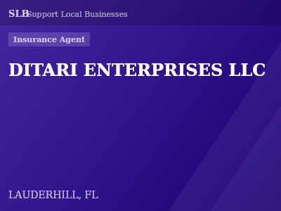 DITARI ENTERPRISES LLC — Insurance Agent in LAUDERHILL, FL