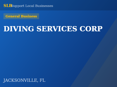 DIVING SERVICES CORP — General Business in JACKSONVILLE, FL