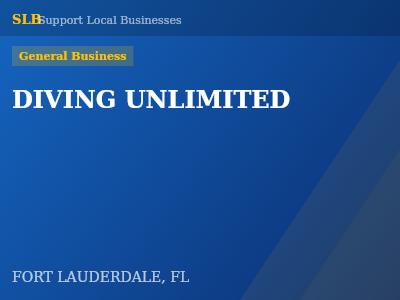 DIVING UNLIMITED — General Business in FORT LAUDERDALE, FL