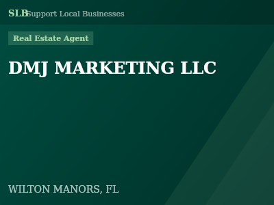 DMJ MARKETING LLC — Real Estate Agent in WILTON MANORS, FL
