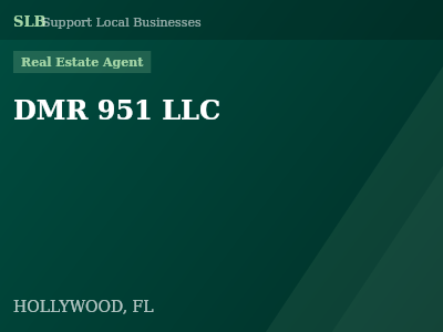 DMR 951 LLC — Real Estate Agent in HOLLYWOOD, FL
