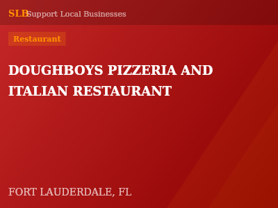 DOUGHBOYS PIZZERIA AND ITALIAN RESTAURANT — Restaurant in FORT LAUDERDALE, FL