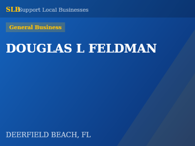 DOUGLAS L FELDMAN — General Business in DEERFIELD BEACH, FL