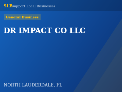 DR IMPACT CO LLC — General Business in NORTH LAUDERDALE, FL