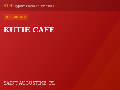 KUTIE CAFE — Restaurant in SAINT AUGUSTINE, FL