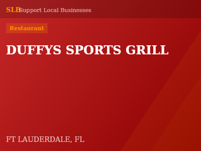 DUFFYS SPORTS GRILL — Restaurant in FT LAUDERDALE, FL