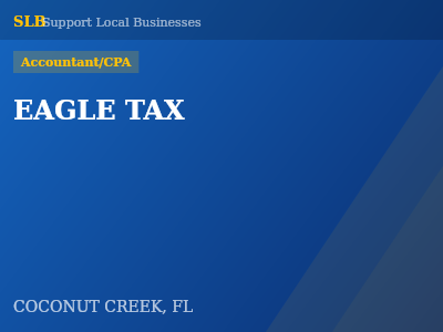 EAGLE TAX — Accountant/CPA in COCONUT CREEK, FL