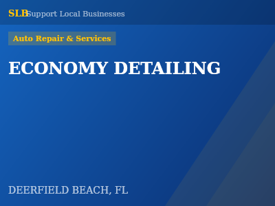 ECONOMY DETAILING — Auto Repair & Services in DEERFIELD BEACH, FL