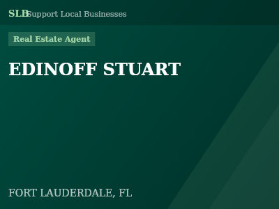 EDINOFF STUART — Real Estate Agent in FORT LAUDERDALE, FL