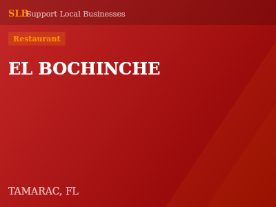 EL BOCHINCHE — Restaurant in TAMARAC, FL