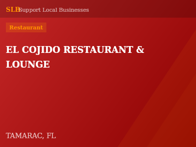 EL COJIDO RESTAURANT & LOUNGE — Restaurant in TAMARAC, FL