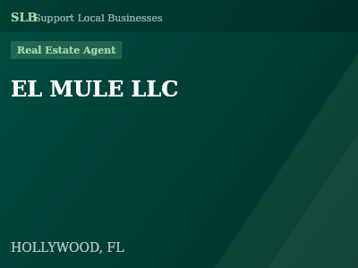 EL MULE LLC — Real Estate Agent in HOLLYWOOD, FL