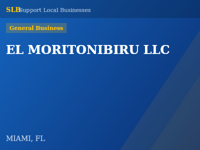 EL MORITONIBIRU LLC — General Business in MIAMI, FL
