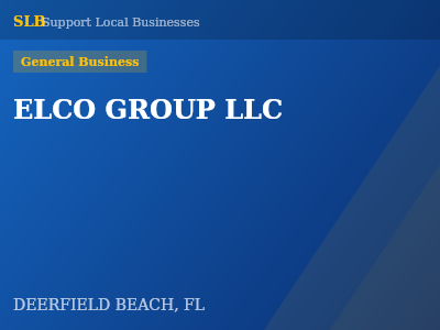 ELCO GROUP LLC — General Business in DEERFIELD BEACH, FL