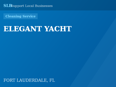 ELEGANT YACHT — Cleaning Service in FORT LAUDERDALE, FL