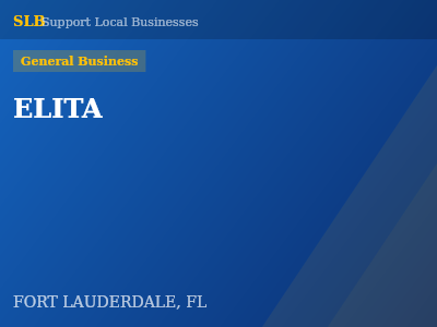 ELITA — General Business in FORT LAUDERDALE, FL