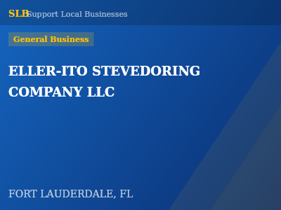 ELLER-ITO STEVEDORING COMPANY LLC — General Business in FORT LAUDERDALE, FL