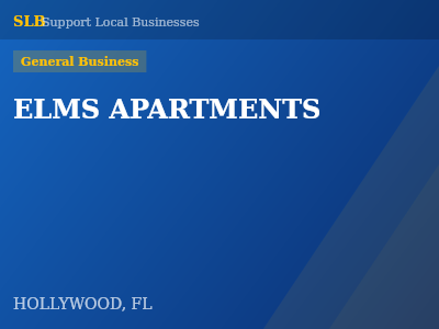 ELMS APARTMENTS — General Business in HOLLYWOOD, FL