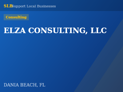 ELZA CONSULTING, LLC — Consulting in DANIA BEACH, FL