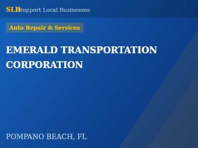 EMERALD TRANSPORTATION CORPORATION — Auto Repair & Services in POMPANO BEACH, FL