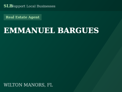 EMMANUEL BARGUES — Real Estate Agent in WILTON MANORS, FL