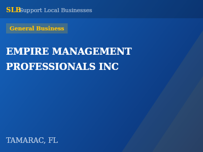 EMPIRE MANAGEMENT PROFESSIONALS INC — General Business in TAMARAC, FL