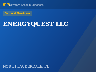 ENERGYQUEST LLC — General Business in NORTH LAUDERDALE, FL